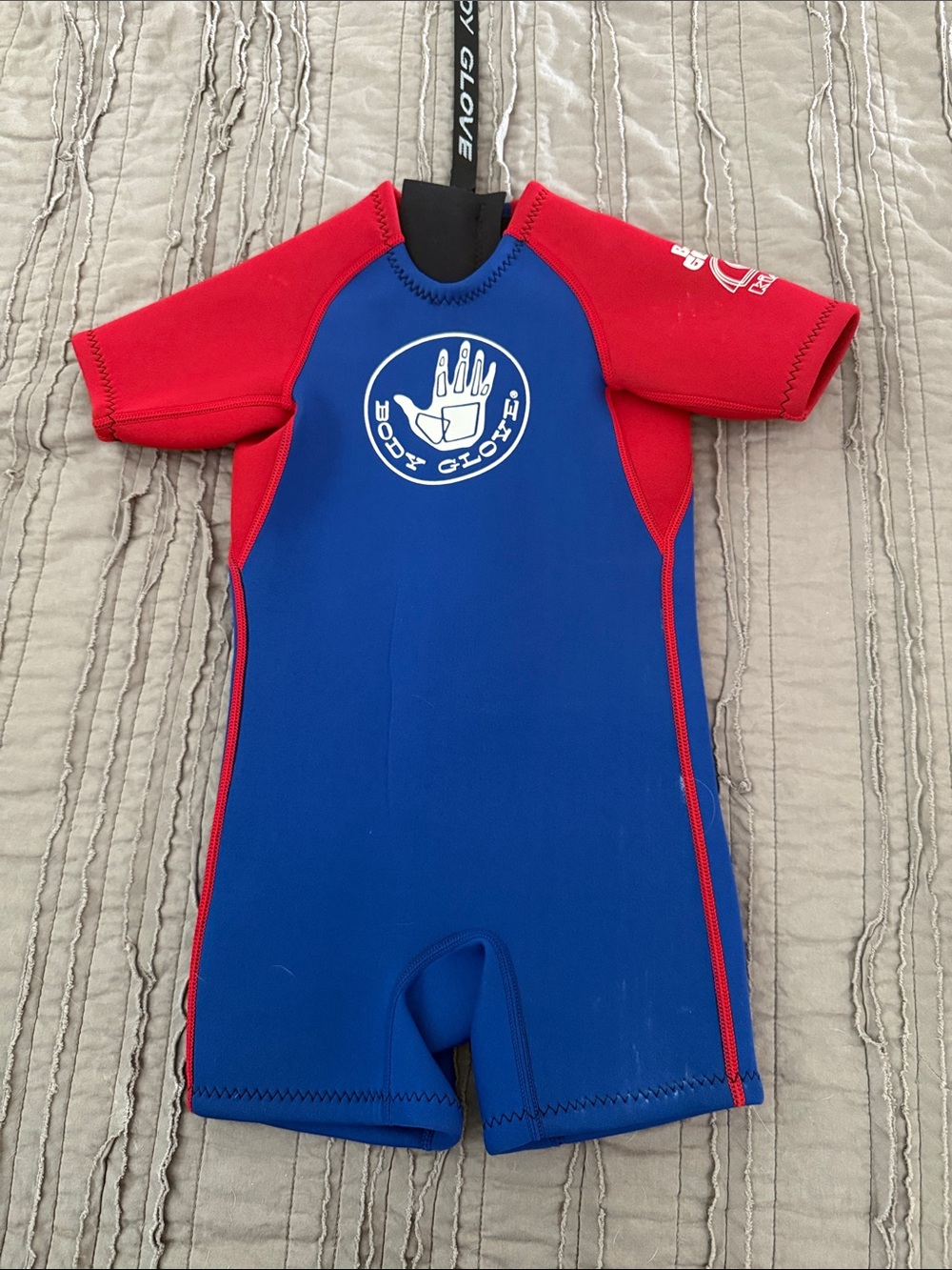Body Glove Kids Blue and Red Short-Sleeve Swim Suit